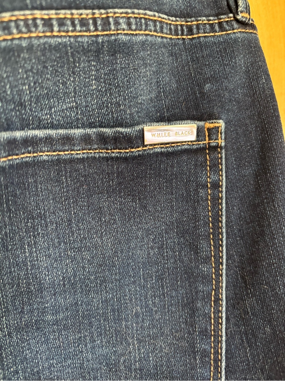 WHBM High Rise Skinny Cashmere Denim Jeans Dark Wash NWT Size 10R - Picture 6 of 6